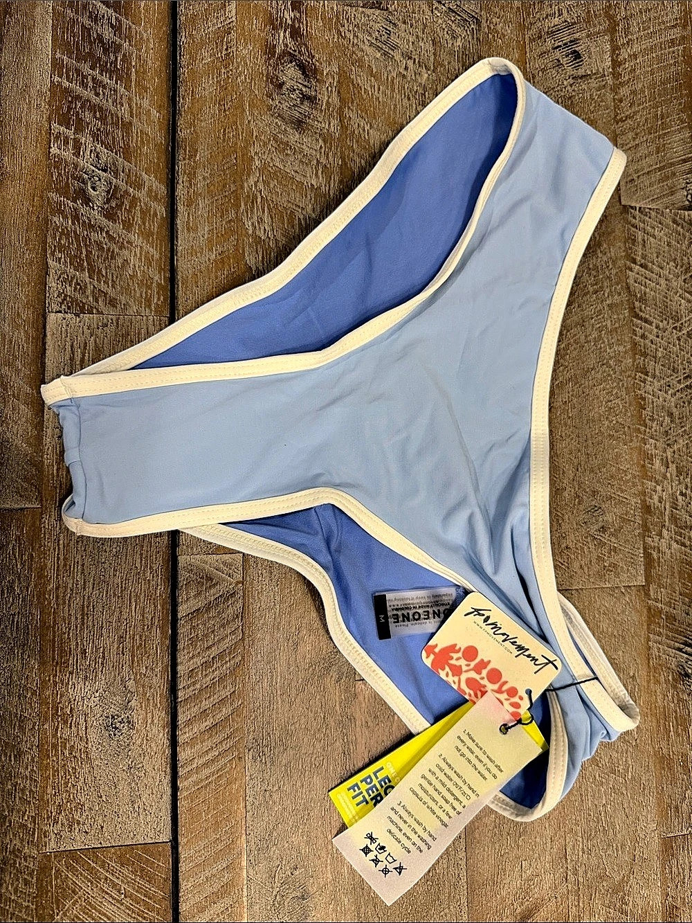FP Movement Bikini Bottom in Blue Size Medium NWT